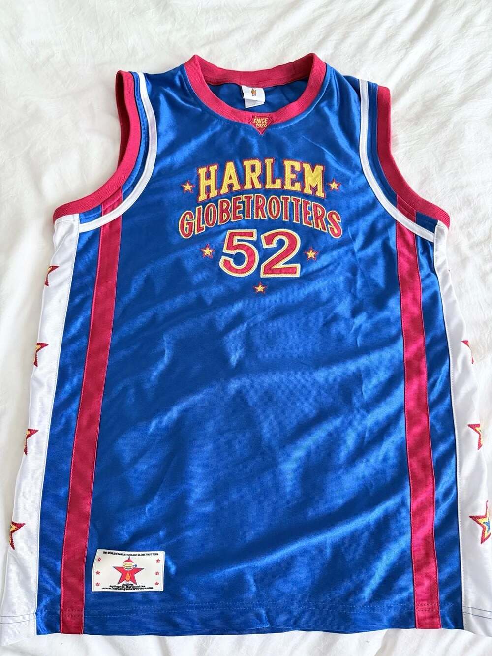Harlem Globetrotters Big Easy Nathanial Lofton #52 Basketball Jersey Size S